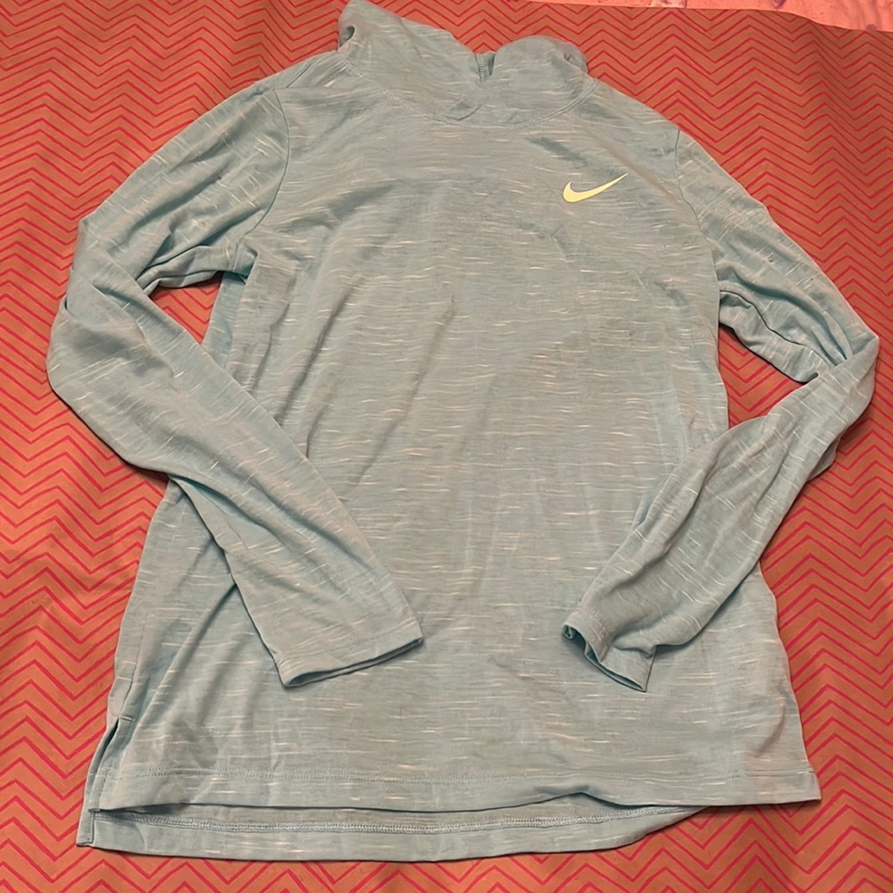 Nike long sleeve shirt with hood